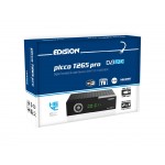 Edision Picco T265 Pro Επίγειος ψηφιακός και Καλωδιακός τηλεοπτικού σήματος Δέκτης Mpeg-4 Full HD (1080p) με Λειτουργία PVR 